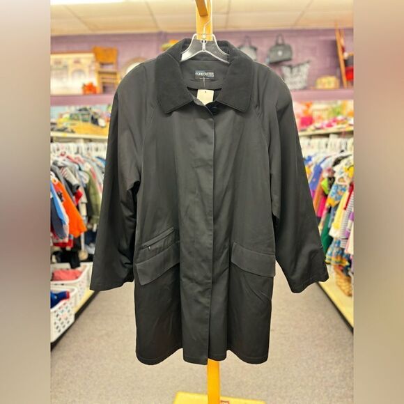 Forecaster Ladies 16 Black Jacket with Zip In Lining - Picture 1 of 10